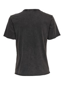 ONLY Normal geschnitten Rundhals T-Shirt -Black - 15281913