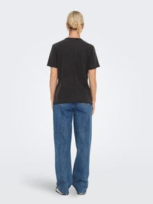 ONLY Regular Fit O-hals T-skjorte -Black - 15281913