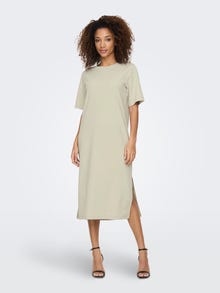 ONLY Midi tee dress -Chateau Gray - 15282038