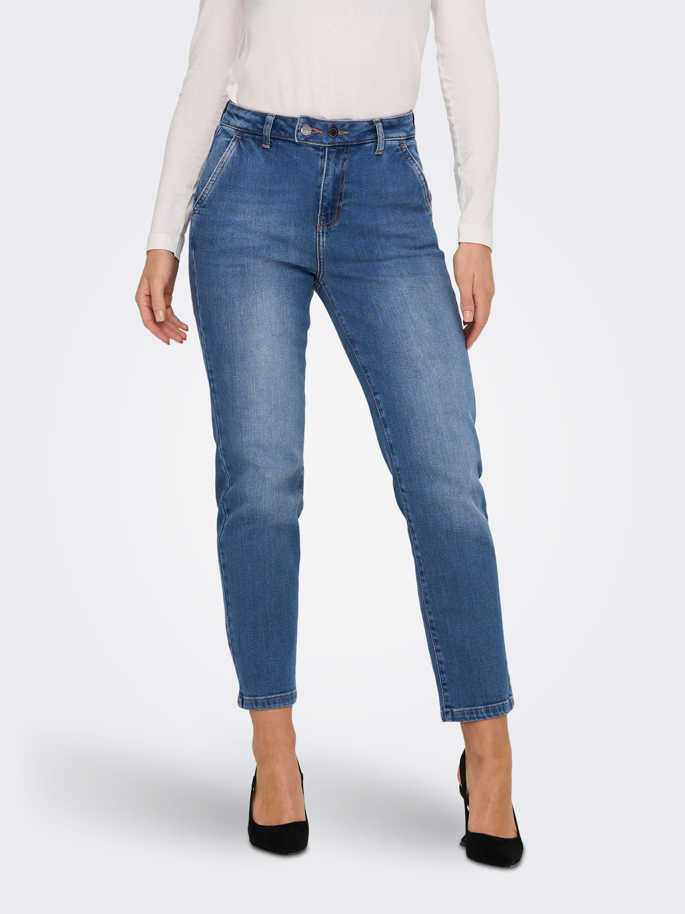 Lsucliff Mittlere Taille Skinny Fit Jeans