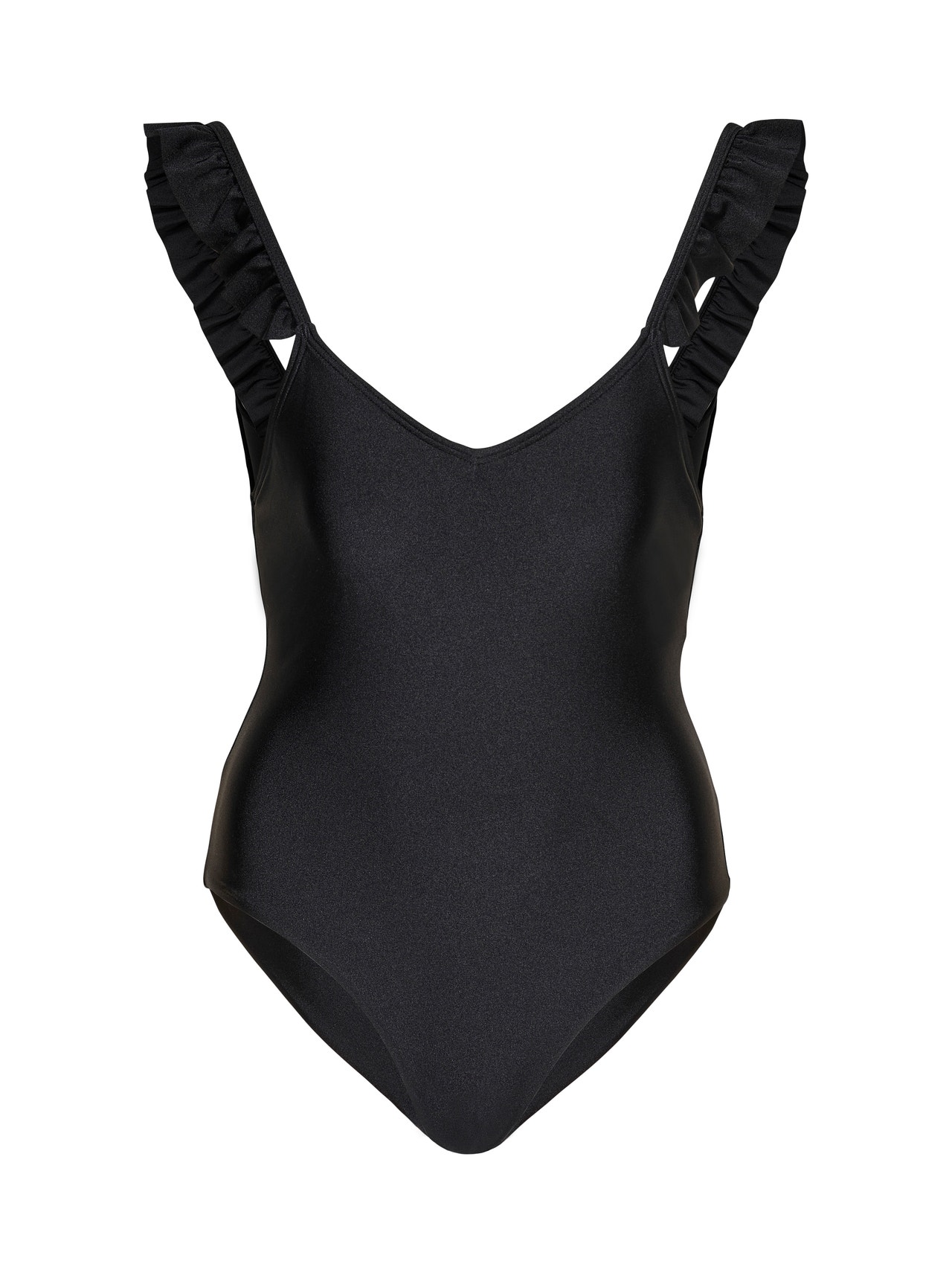 ONLY Swimsuit with ruffles -Black - 15282106