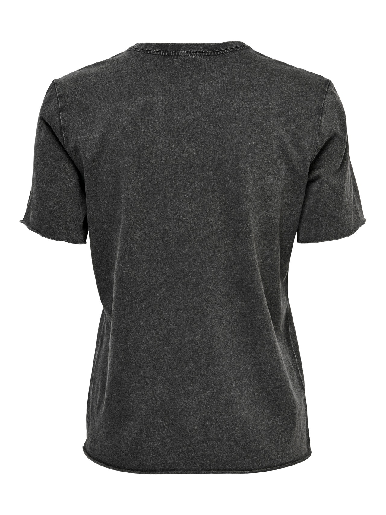 ONLY Normal geschnitten Rundhals T-Shirt -Black - 15282146