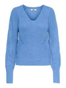ONLY V-neck knitted pullover -Provence - 15282209