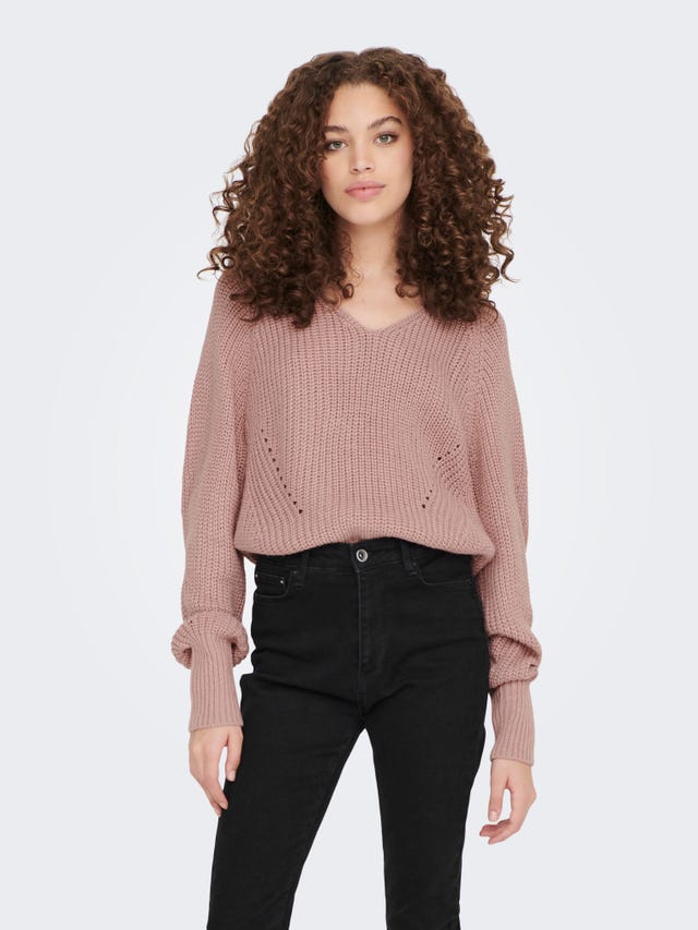 Jacqueline De Yong Damen Jdycharly Pullover Lo Pullover mit V-Auschnitt Jacqueline De Yong Damen Jdycharly Pullover Lo Pullover mit V-Auschnitt