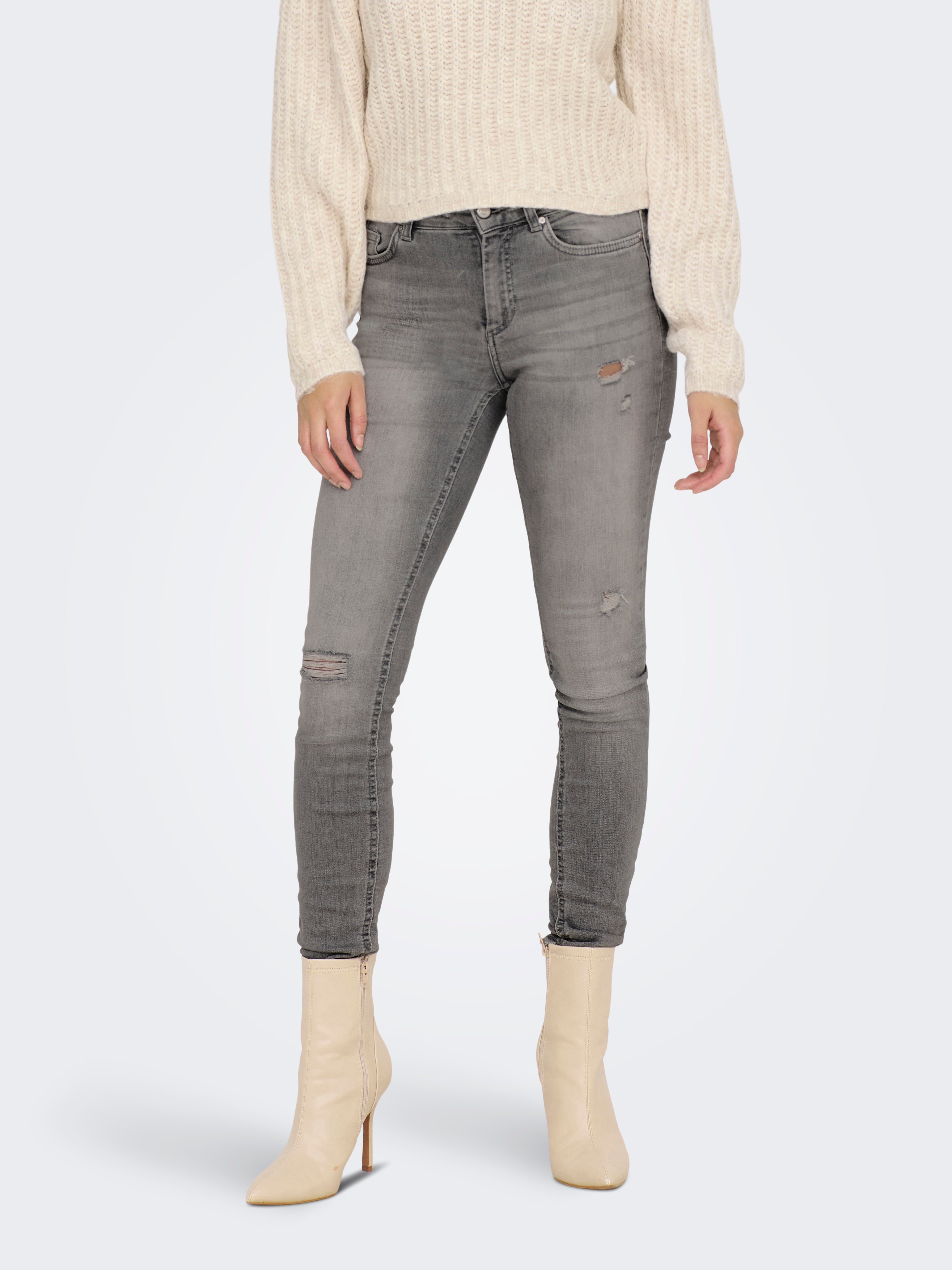 Onlblush Mittlere Taille Skinny Fit Jeans