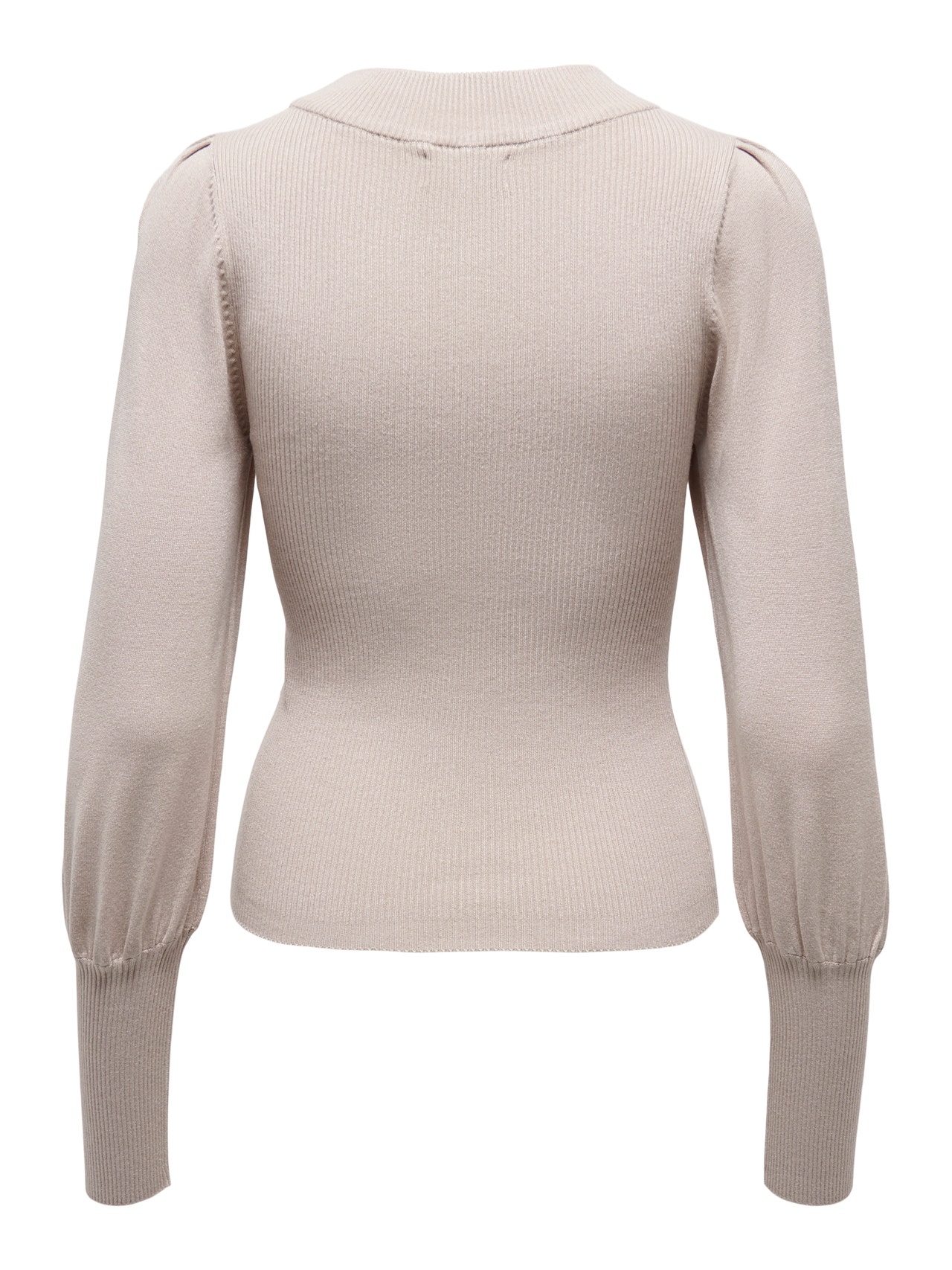 ONLY Round Neck High cuffs Pullover -Chateau Gray - 15282321