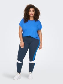 ONLY Leggings Tight Fit Taille haute Curve -Blue Nights - 15282323