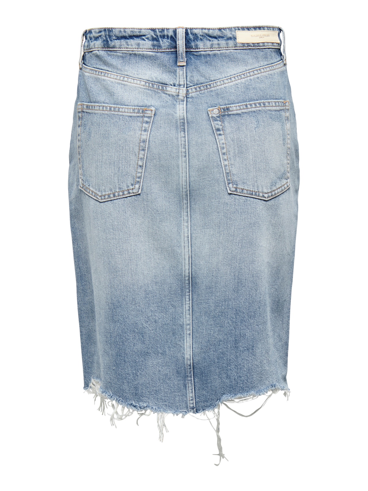 ONLY Midi Denim skirt -Medium Blue Denim - 15282333