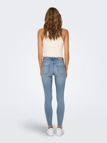 ONLY Skinny Fit Medelhög midja Jeans -Light Medium Blue Denim - 15282346