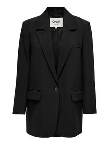 ONLY Blazers Oversize Fit Col à revers Tall -Black - 15282492