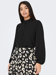 ONLY Long sleeved button Shirt -Black - 15282543