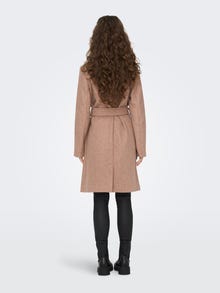 ONLY Spread collar Coat -Toasted Coconut - 15282569
