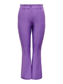 ONLY Curvy flared trousers -Royal Lilac - 15282603