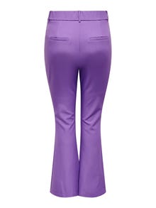 ONLY Curvy flared trousers -Royal Lilac - 15282603