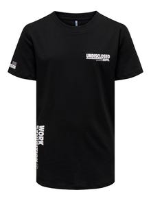 ONLY Normal geschnitten Rundhals T-Shirt -Black - 15282645
