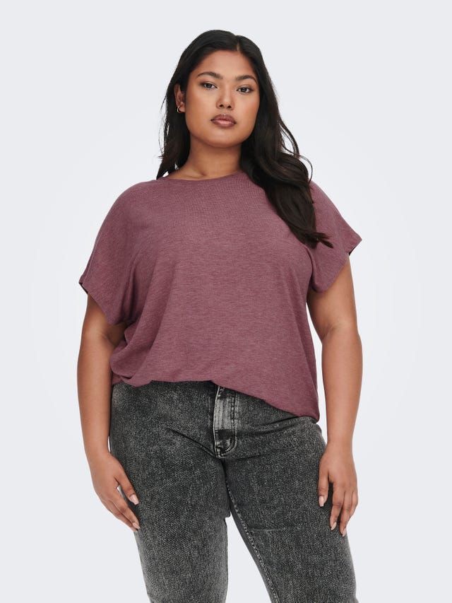 ONLY Curvy o-hals top - 15282698