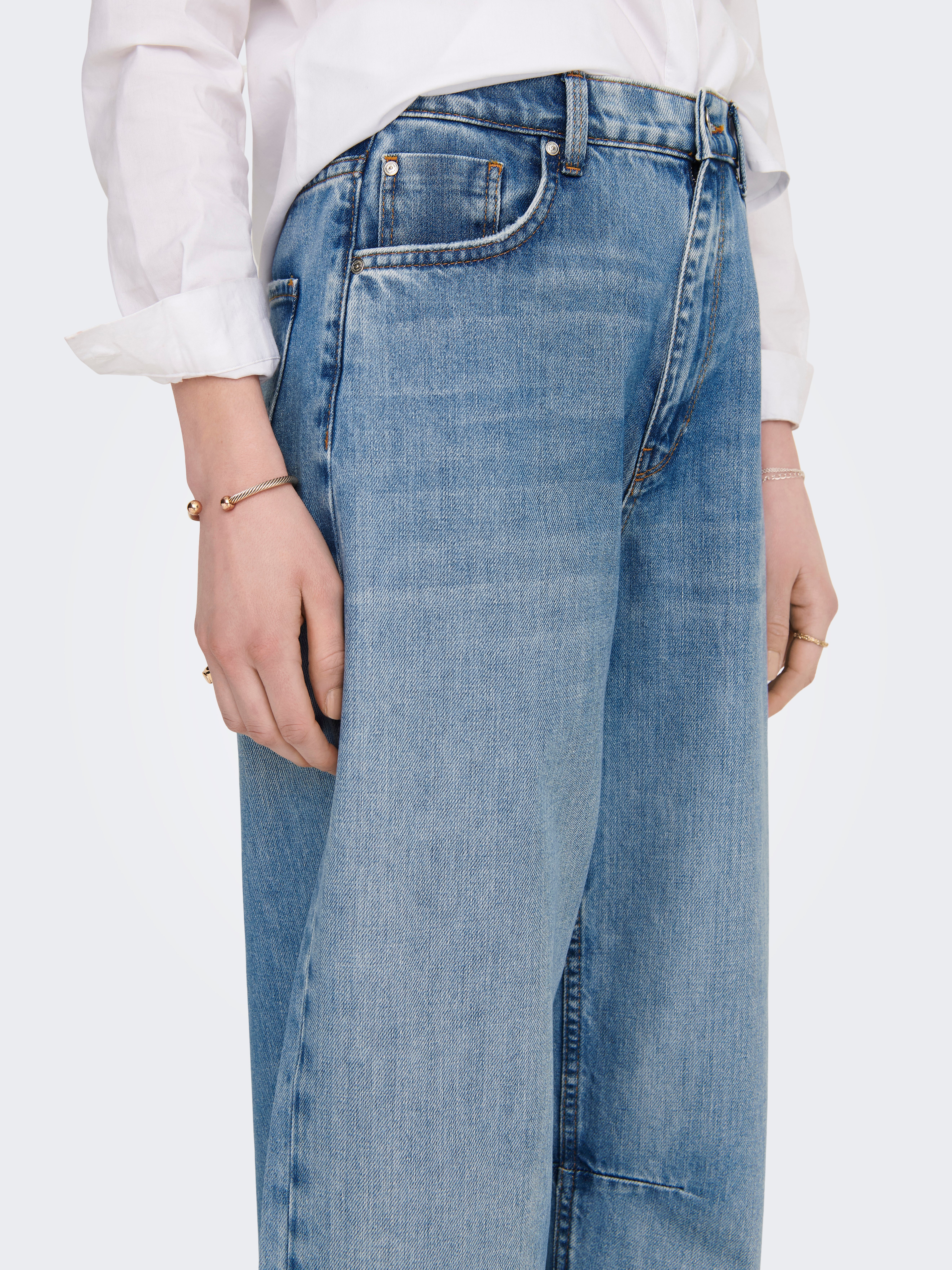 High waisted jeans outlet without pockets