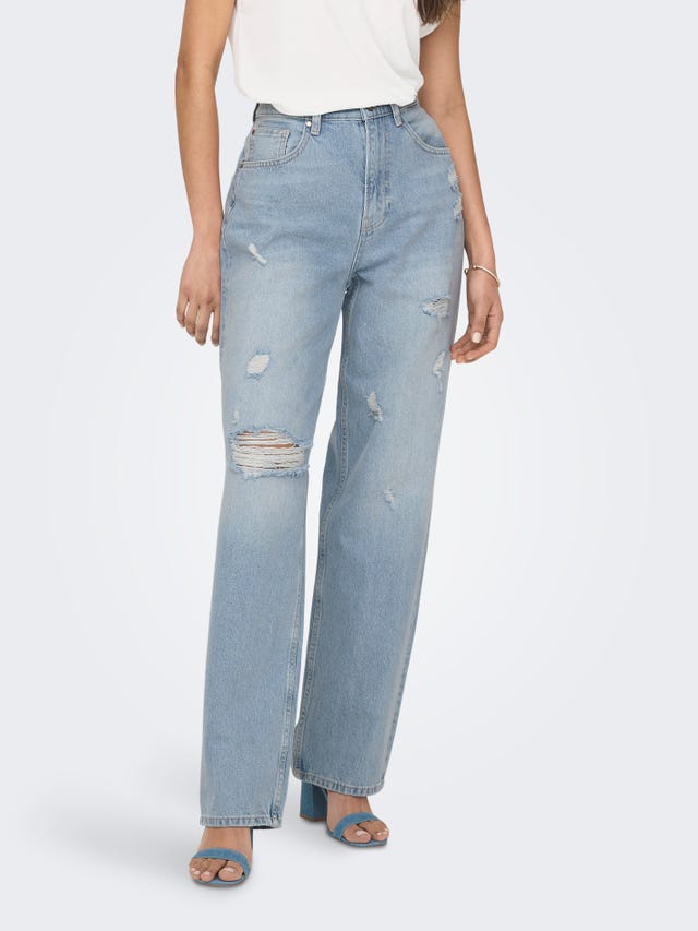 ONLY Straight fit Extra hight waist Jeans - 15282727
