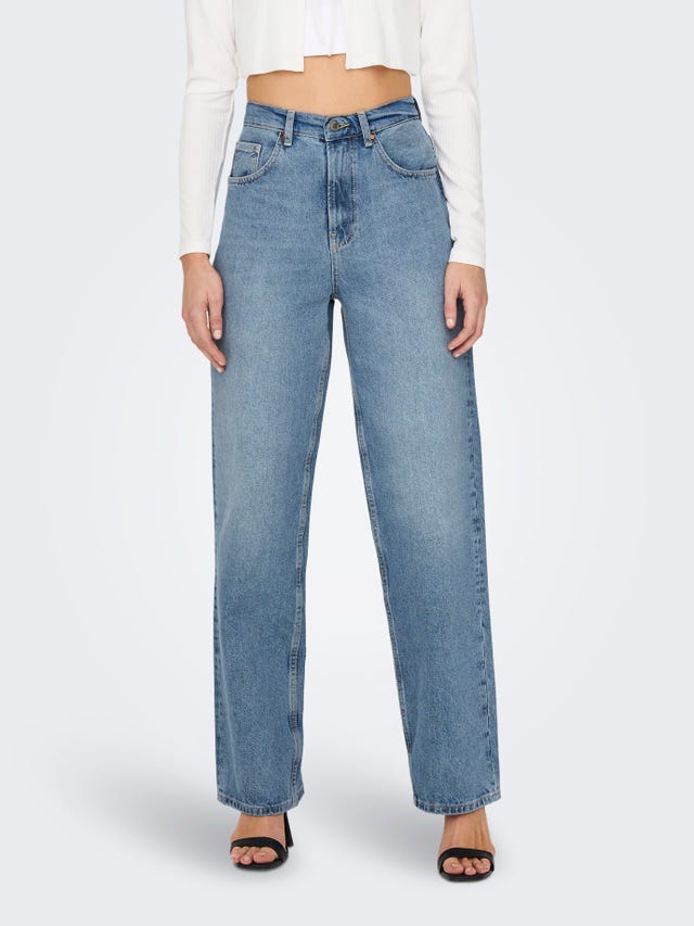 ONLY Straight Fit Extra high waist Jeans - 15282729
