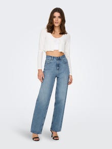 ONLY Straight fit Extra hight waist Jeans -Medium Blue Denim - 15282729