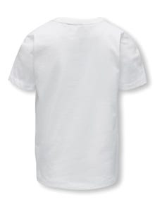 ONLY Camisetas Corte regular Cuello redondo -Cloud Dancer - 15282766