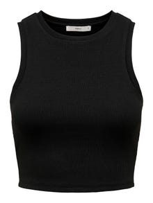 ONLY Slim Fit Round Neck Tank-Top -Black - 15282771