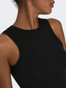 ONLY Camisetas de tirantes Corte slim Cuello redondo -Black - 15282771