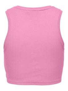 ONLY Slim Fit O-hals Tanktopp -Begonia Pink - 15282771