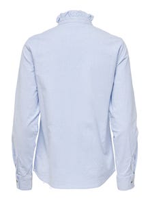 ONLY Oversized fit Båndkrave Skjorte -Star White - 15282910
