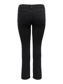 ONLY Straight Fit Regular waist Jeans -Washed Black - 15282949