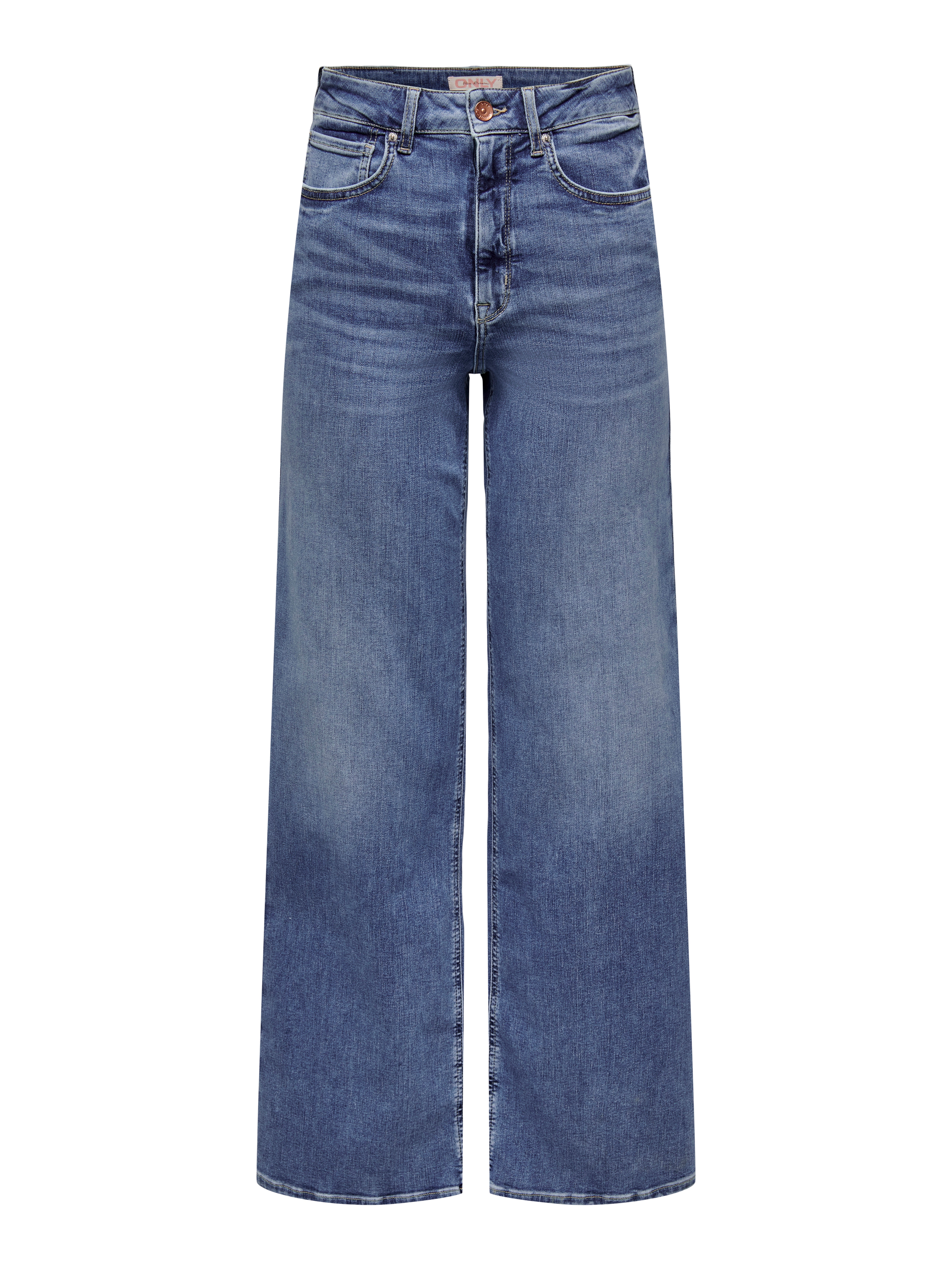 ONLMADISON Korkea vyötärö Wide leg fit Farkut | Medium Blue