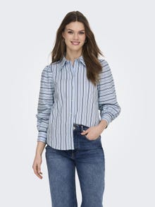 ONLY Loose Fit Shirt collar Puff sleeves Shirt -Tempest - 15283067