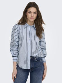 ONLY Loose Fit Shirt collar Puff sleeves Shirt -Tempest - 15283067