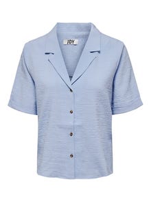 ONLY Regular Fit Resort collar Shirt -Brunnera Blue - 15283121