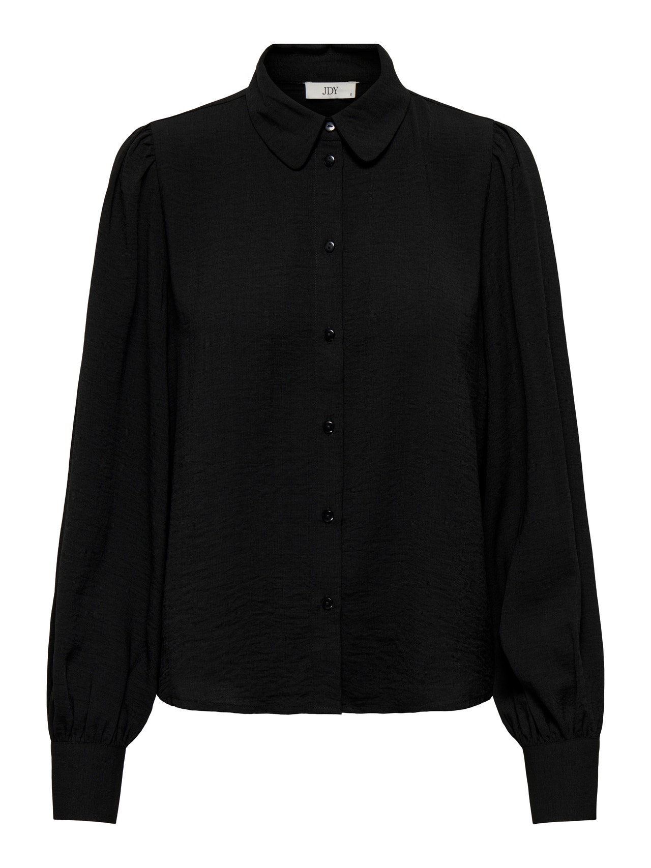 ONLY Camisas Corte regular Cuello de camisa Puños abotonados Mangas voluminosas -Black - 15283183