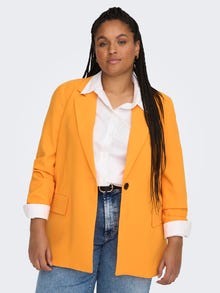 ONLY Blazers Loose Fit Col à revers Curve -Apricot - 15283189