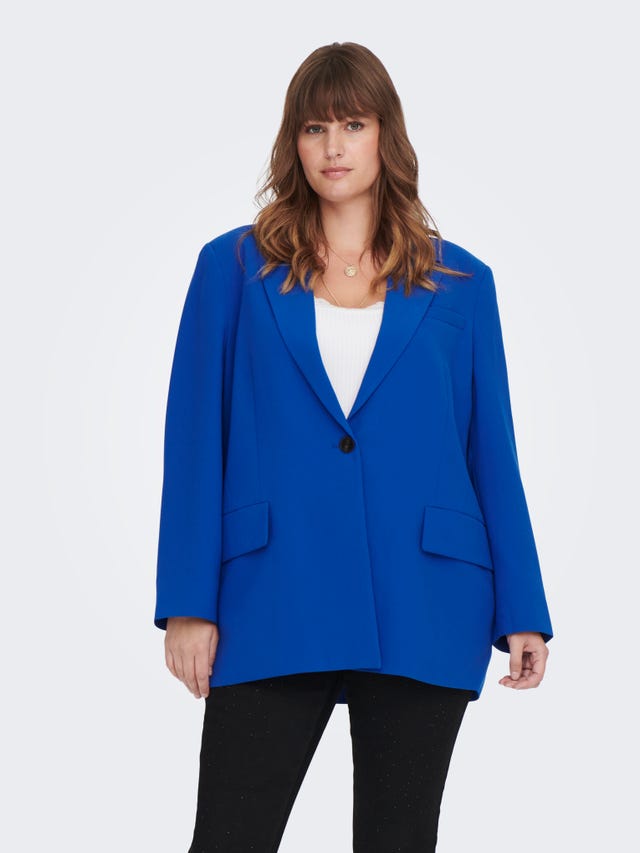 ONLY Blazers Loose Fit Col à revers Curve - 15283189