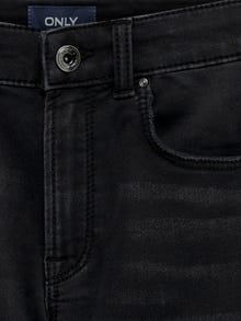 ONLY Shorts Regular Fit Ourlets repliés -Washed Black - 15283199