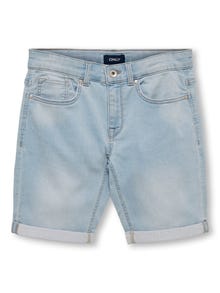 ONLY Shorts Regular Fit Ourlets repliés -Light Blue Denim - 15283199