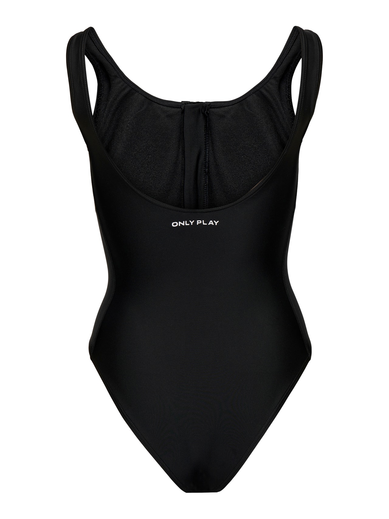 ONLY Sporty Zip Swimsuit -Black - 15283309