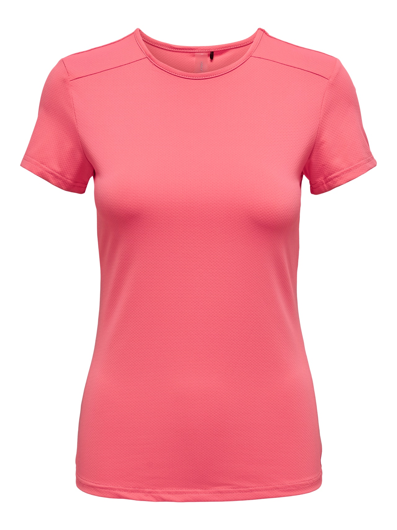 ONLY Solid colored Training Tee -Sun Kissed Coral - 15283412
