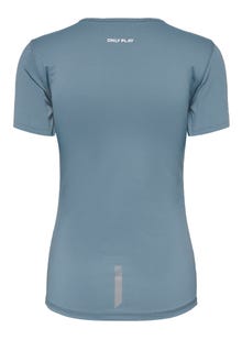 ONLY Solid colored Training Tee -Blue Mirage - 15283412