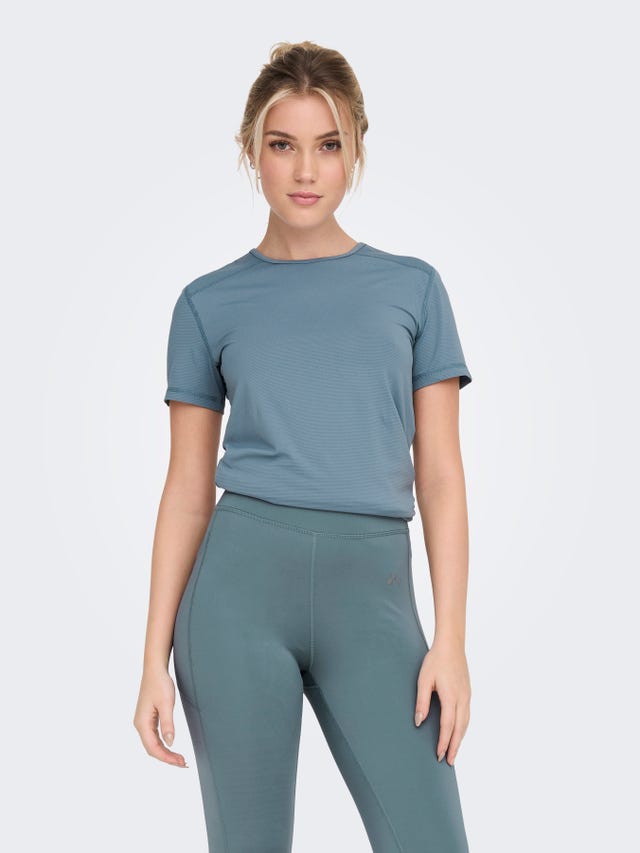 ONLY Solid colored Training Tee - 15283412