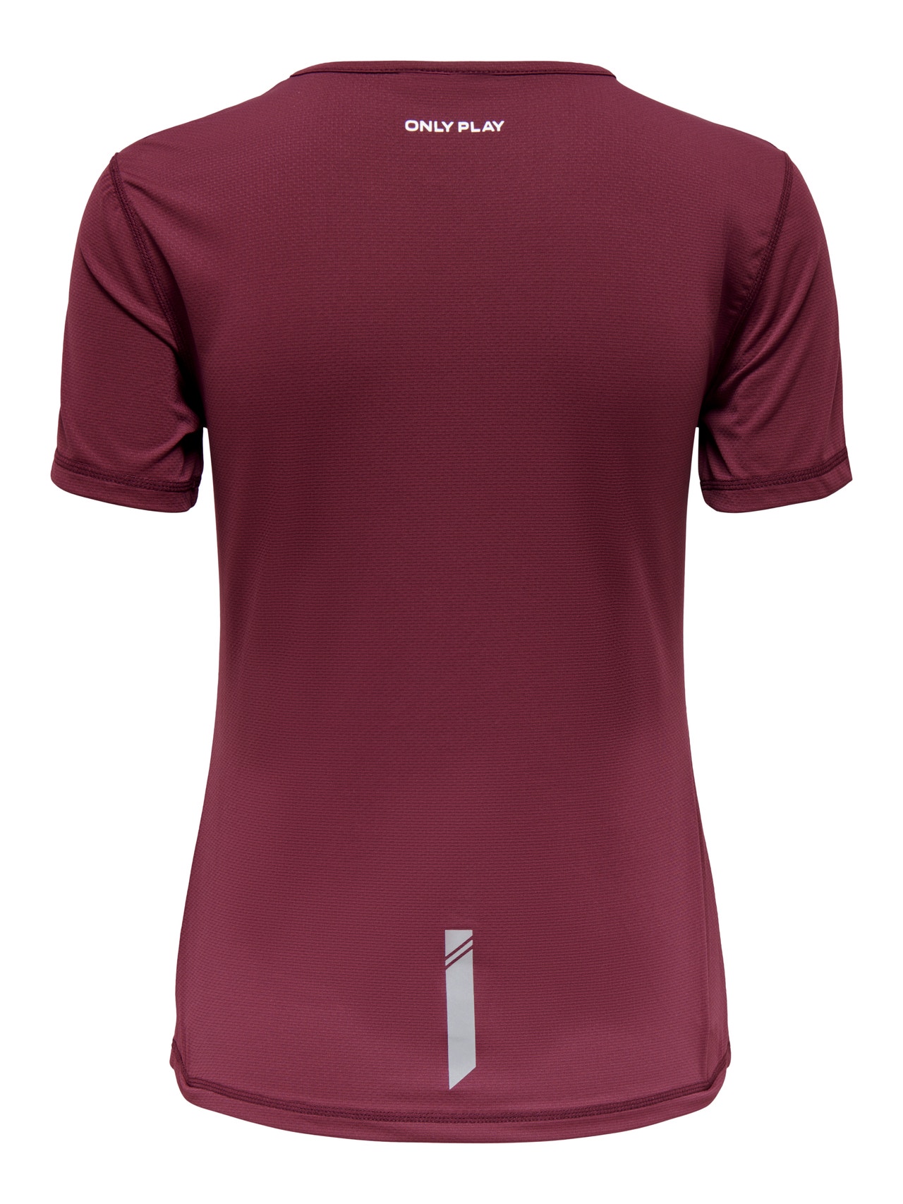 ONLY Slim Fit Round Neck Top -Windsor Wine - 15283412