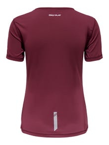 ONLY Solid colored Training Tee -Windsor Wine - 15283412