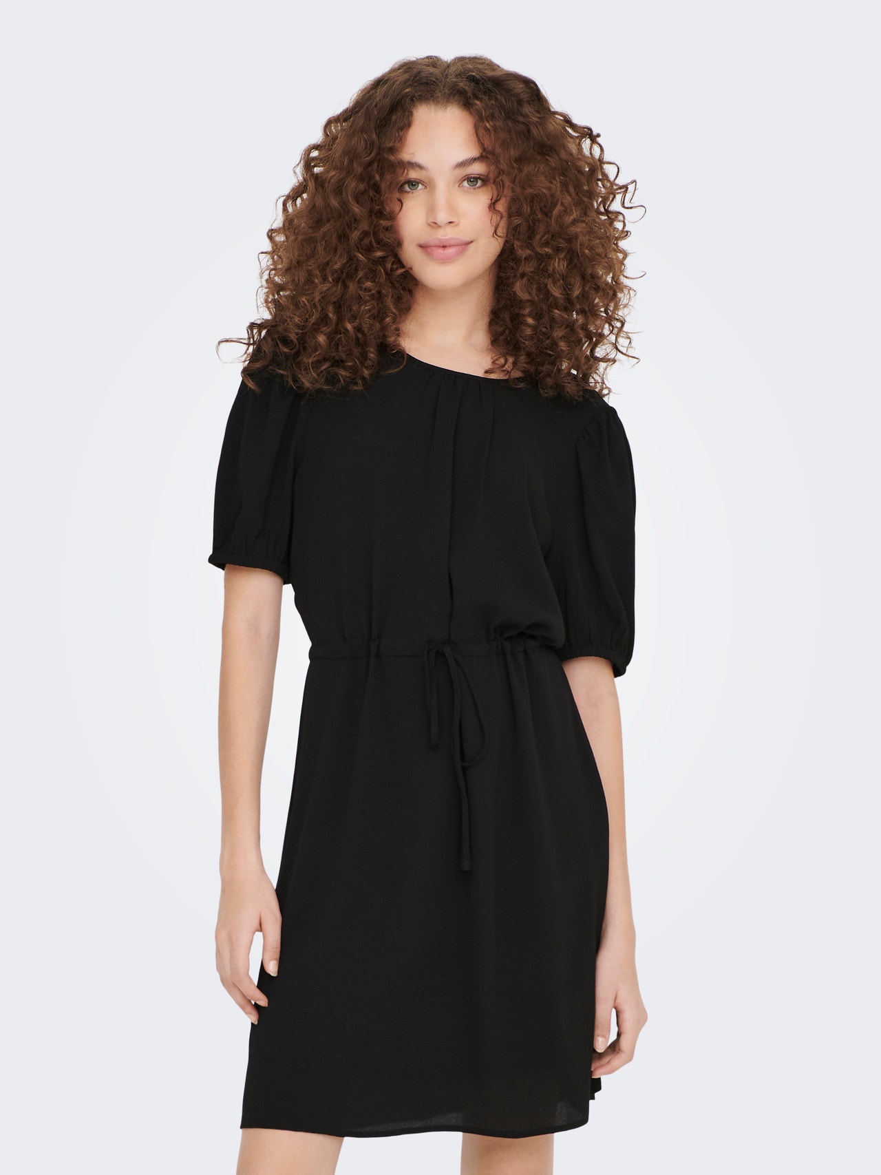 ONLY Regular fit O-hals Korte jurk -Black - 15283436