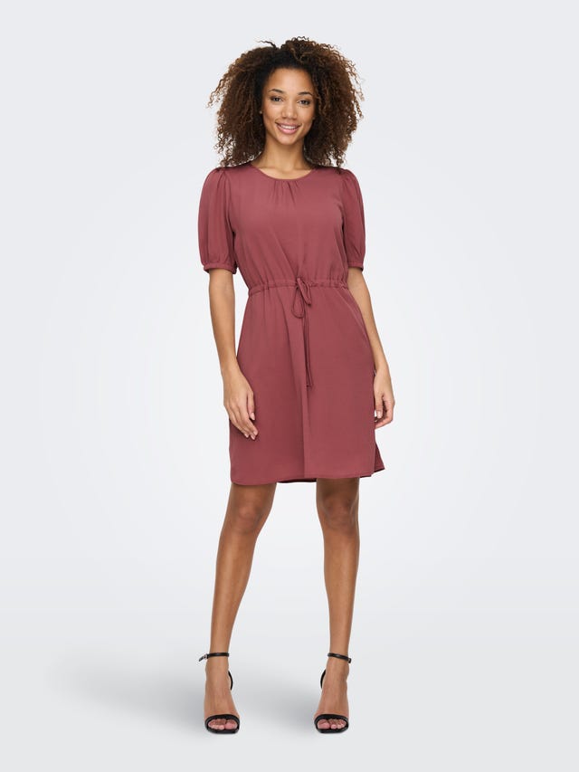 ONLY Regular Fit O-Neck Short dress - 15283436