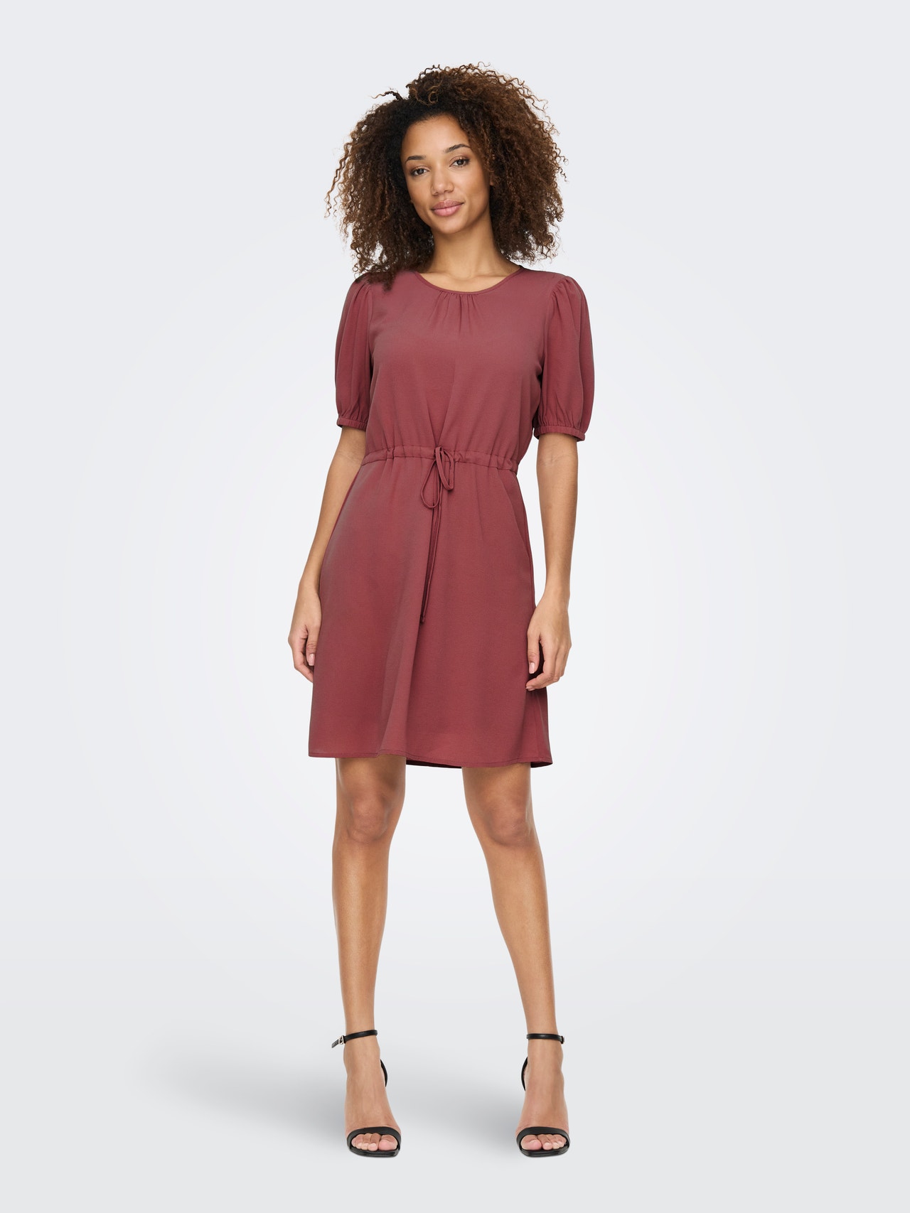 ONLY Robe courte Regular Fit Col rond -Apple Butter - 15283436
