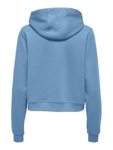 ONLY Lös passform Hoodie Sweatshirt -Blissful Blue - 15283439