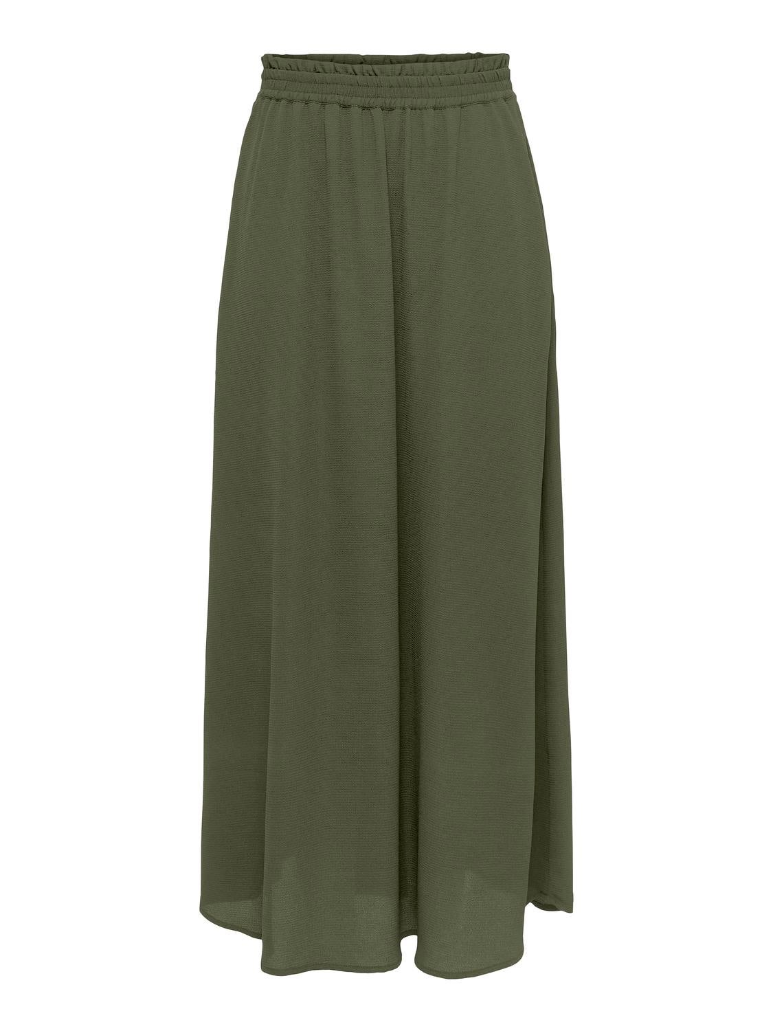 Green maxi 2025 skirt medium